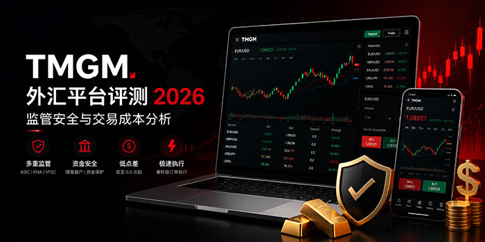 TMGM外汇平台2026最新评测-监管安全与交易成本分析